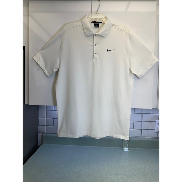 Nike Other - Nike Tiger Woods Collection White Golf Polo Shirt Mens Large 457982-100 TW Logo
